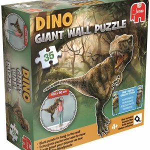 gigantische muurpuzzel dino