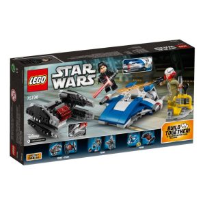 Star Wars 75196  A-wing vs. TIE Silencer microfighters