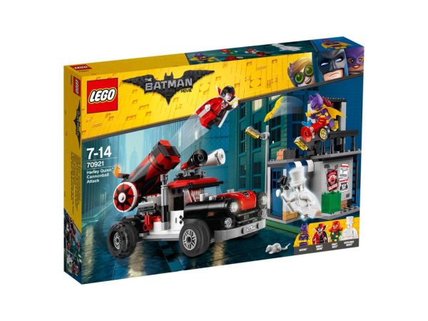 BATMAN MOVIE 70921 Harley Quinn kanonskogelaanval