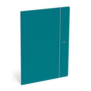 QC COLOUR – Elastomap folio, polyprop (petrol)