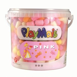 Playmais Emmer 5L met 500 stuks Pink