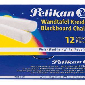 Pelikan Schoolbordkrijt 755/wit – 12stuks