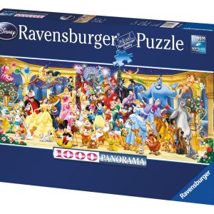 Puzzel (1000stuks) Panorama – Disney groepsfoto