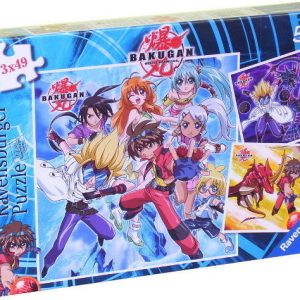 puzzel 3×49 stuks bakugan