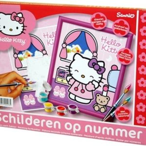 Hello Kitty schilderen op nummer