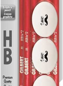 BIC Potlood “Gilbert” HB/2 – 10stuks + 3 gommen gratis