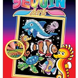 sequin art leeuw