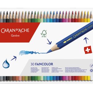 Caran d’Ache Kleurpotlood “Fancolor” – 30stuks in metalen doos