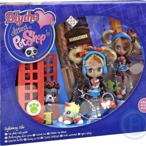 Blythe pop met 2 dieren