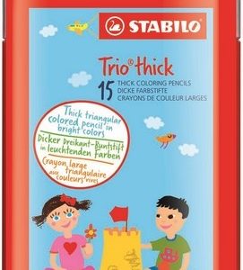 Stabilo Trio thick kleurpotloden – Zebrui box 15stuks