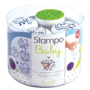 Stampo Baby – Boerderij (4 stempels + 1 kussen)