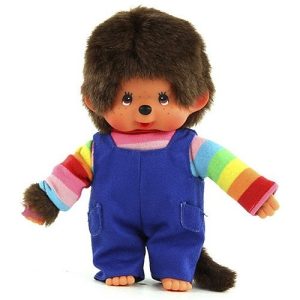 monchhichi 20 cm regenboog-jongen