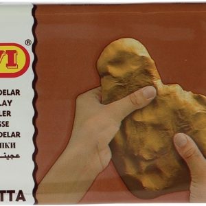 Boetseerklei (hardwordende) 1000gr – terracotta