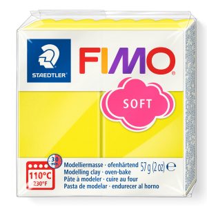 Modelleerklei Fimo soft – citroengeel