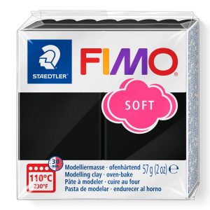 Modelleerklei Fimo soft – zwart