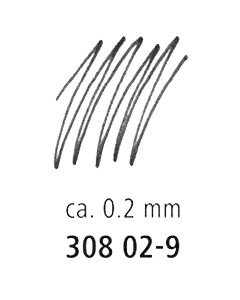 Pigment Liner 0,2mm – zwart