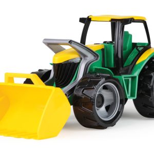 Giga Trucks Tractor met voorlader (groen/geel) – 62cm