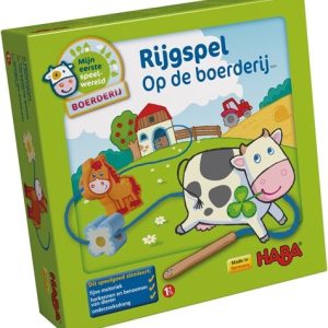 Rijgspel – Op de boerderij