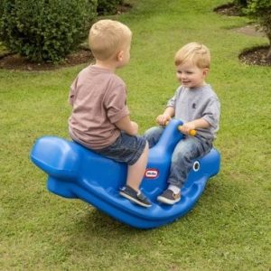 Little Tikes Schommelwip Duo – Walvis (blauw)