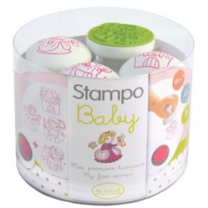 Stampo Baby – Prinsessen (4 stempels + 1 kussen)