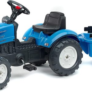 Tractor “Landini” + aanhangwagen – blauw