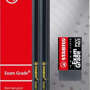 Stabilo Exam Grade – Grafietpotlood HB 4stuks + slijper + gom