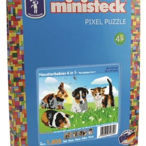 Ministeck (XL Box) – Baby huisdieren 4-in-1 (1800stuks)