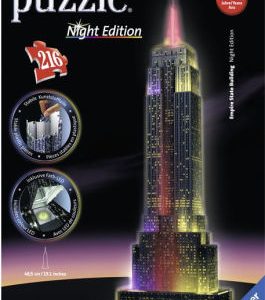 3D Puzzel (216stuks) – Empire State Building – Night Edition