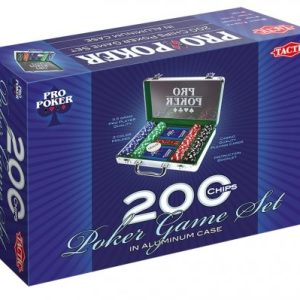 Pro Poker koffer alu met 200 jetons