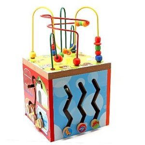 5 in 1 leercenter in hout