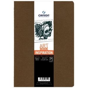 Canson Schetsboek Art Book Inspiration A4 – 2stuks (bruin/beige)