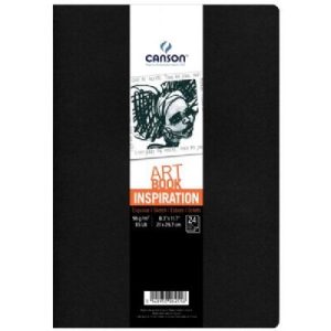 Canson Schetsboek Art Book Inspiration A4 – 2stuks (zwart/grijs)