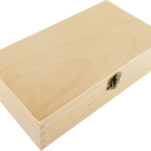 Tekendoos 3-vaks (25x14x6,5cm) – gelakt hout