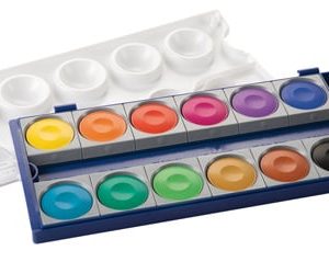 Pelikan Waterverfdoos met 12 kleuren + tube wit