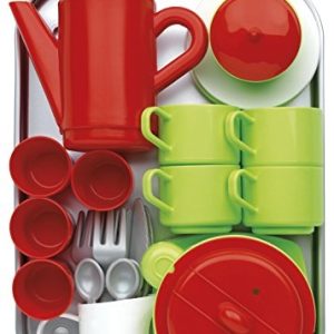 Dienblad met koffie en eetgerei