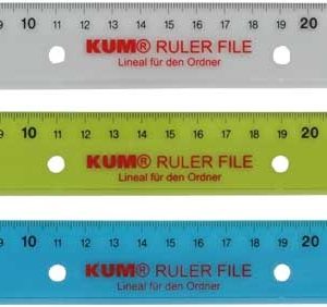 Kum Lat RULER FILE – 30cm (geperforeerd voor in ringmap) – 1 exemplaar