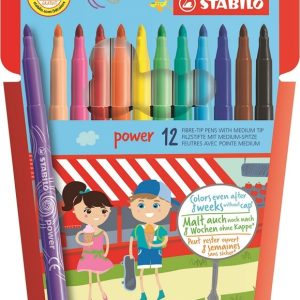 Stabilo Power viltstiften – Etui (karton) 12stuks