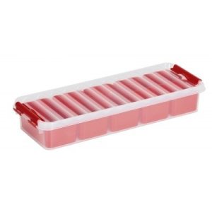 Q-line Mixed Box 2,5L – transparant/rood