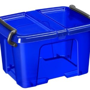 opbergbox happy 6L electric blue