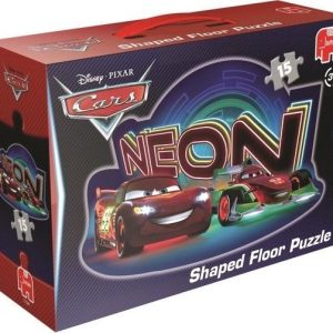 Puzzel neon cars