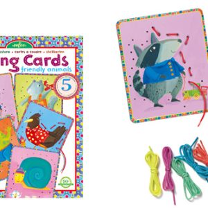 Lacing Card Friendly Animals