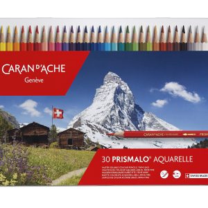 Caran d’Ache Kleurpotlood “Prismalo” Aquarel – 30stuks in metalen doos