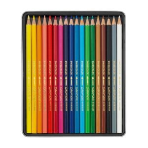 Caran d’Ache Swisscolor Kleurpotlood Aquarel – 18stuks in metalen doos