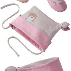 babyset knuffelvrienden roze