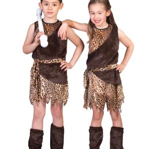 Kostuum Holbewoner 140