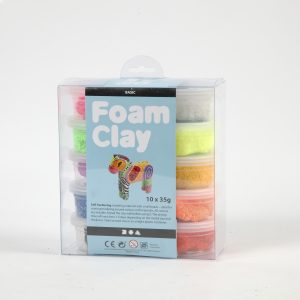 Foam Clay Basic 10x35gr – assorti kleuren