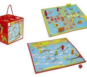 Scratch Spel – 2 SPEELBORDEN TUIN/Ladders&Takken en Ludo