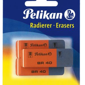 Pelikan Radeergom BR40 (rood/blauw) – 3stuks