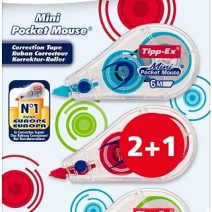 BIC Tipp-Ex Mini Pocket Mouse FASHION – 2+1 gratis