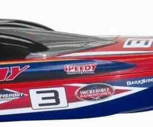 Speedboot R/C “Sunray” – rood